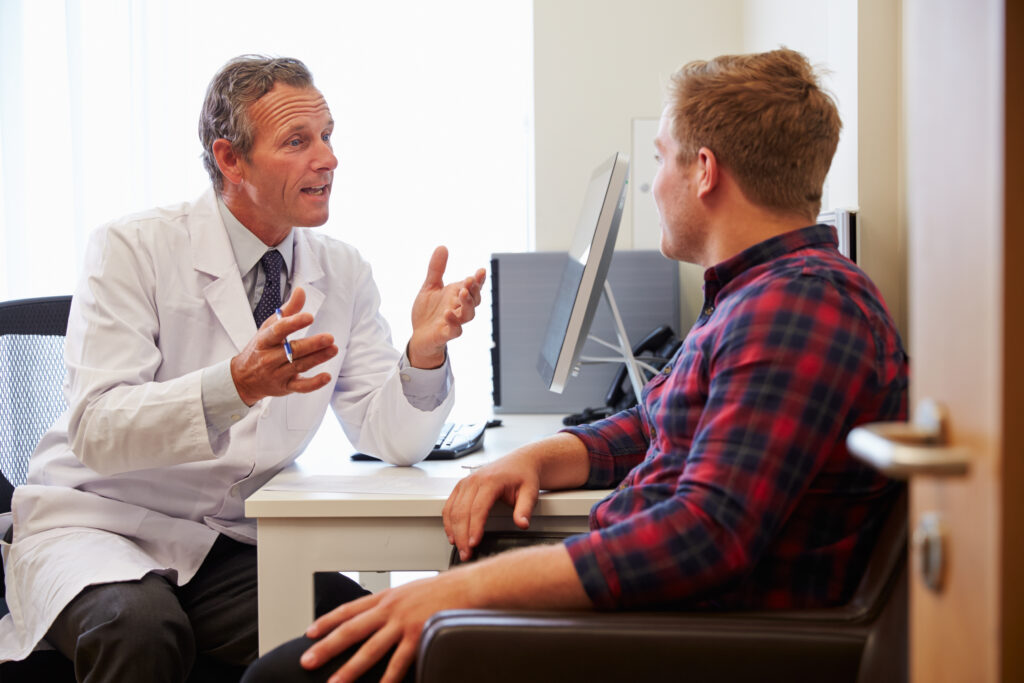 Patient Having Consultation With Doctor